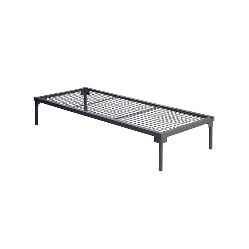 Divan Single Steel Bed 1900L x 760D x 325mm High (Welded Mesh 100 x 100mm with No Head and Foot Rest)