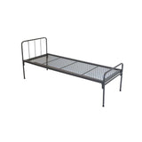 Induna Single Steel Bed 1900L x 915D x 405mm High (Welded Mesh 50 x 50mm with Head and Foot Rest)