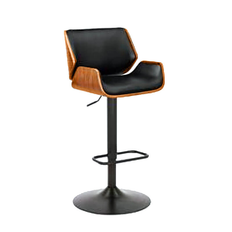 Nelia Polywood Bar Stool Adjustable Seat Height Footrest