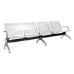 Airport Bench New Chrome Deluxe Four-Seater