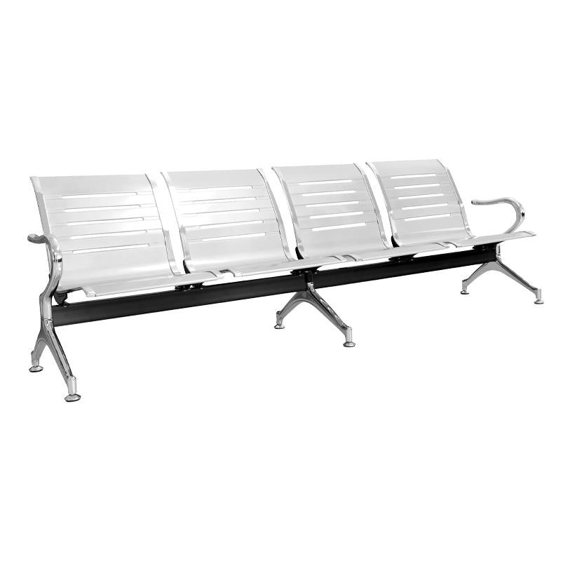 Airport Bench New Chrome Deluxe Four-Seater