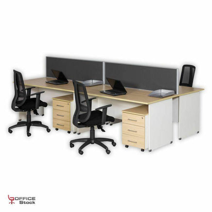 4-Way Tango Workstation 4-Way Desk [Office Stock]