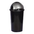 50L Black Easy Lift Dustbin - Office Stock Group