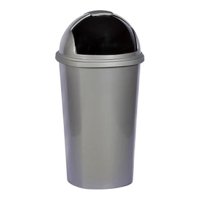 50L Silver Easy Lift Dustbin - Office Stock Group