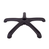 Black 600 mm Nylon Ergonomic Chair Base, 5-star Design, Sturdy and Durable, from Office Stock South Africa, Providing Comfort and Support for Office Seating, Made by Brand 67.