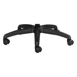 Black 600 mm Nylon Chair Base with Five Castors, Featuring a Sturdy Design and Sleek Aesthetic, Providing a Durable Foundation for Office Chairs, from Office Stock South Africa, Brand 67.