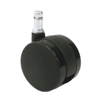 60 mm Unhooded Castor by Office Stock South Africa, a Black Office Chair Wheel with Clear Stem, Designed for Seamless Mobility and Durability, Ideal for South Africa Office Supplies, Enhancing Comfort and Functionality in Workspaces.