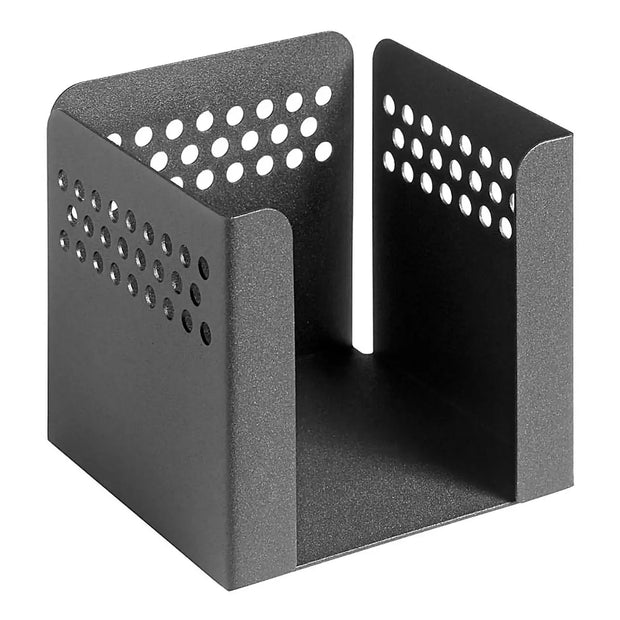 Perforated Steel Paper Cube Holder.