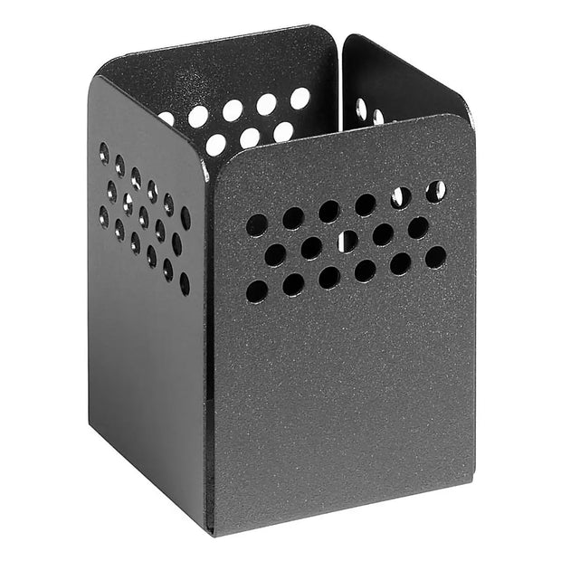 Perforated Steel Pencil Cup.