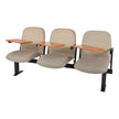 Three Seater Auditorium Seating Range 2T with Tip Up Seats and Writing Tablet