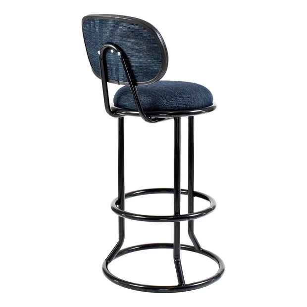 Three Ring Barstool with Backrest