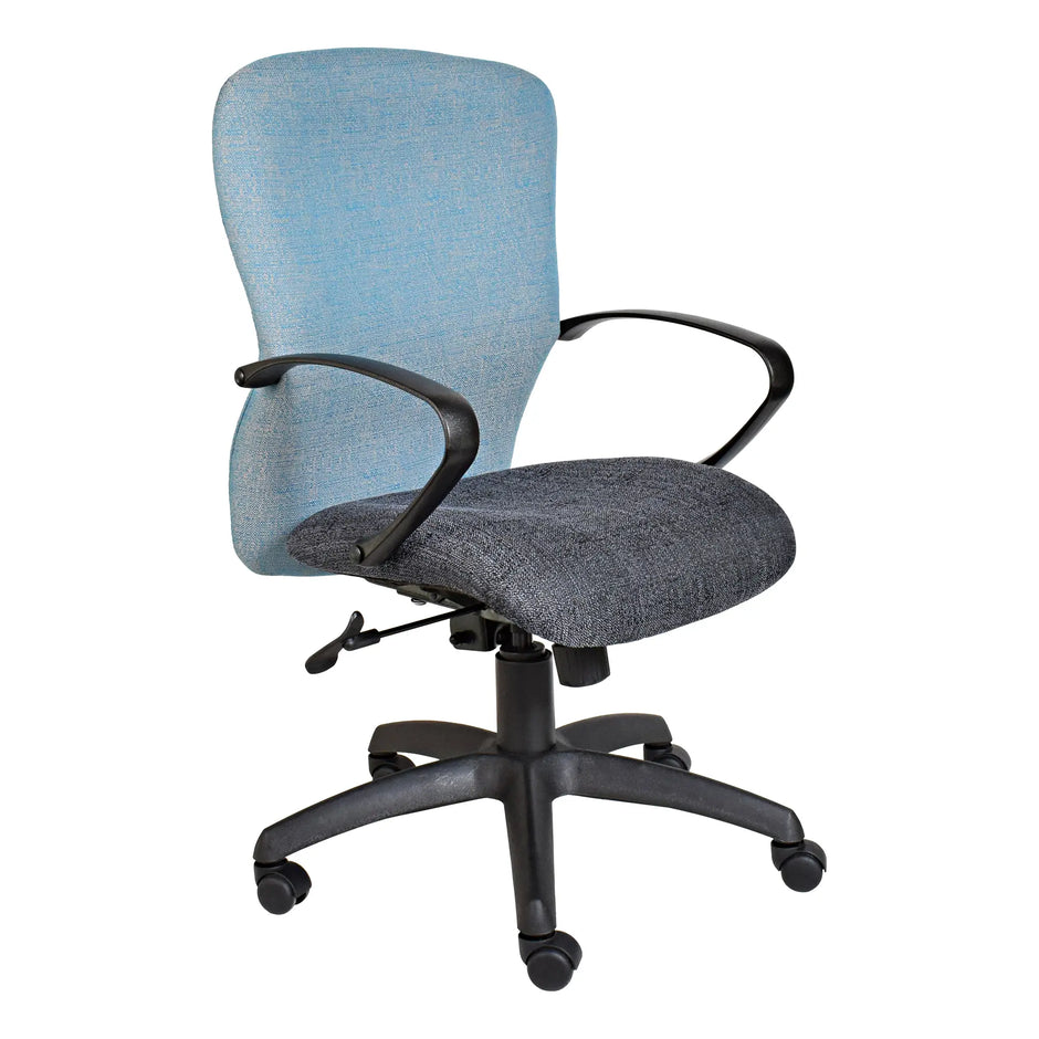 Light Slate Gray Bee-Line Medium-Back Office Chair