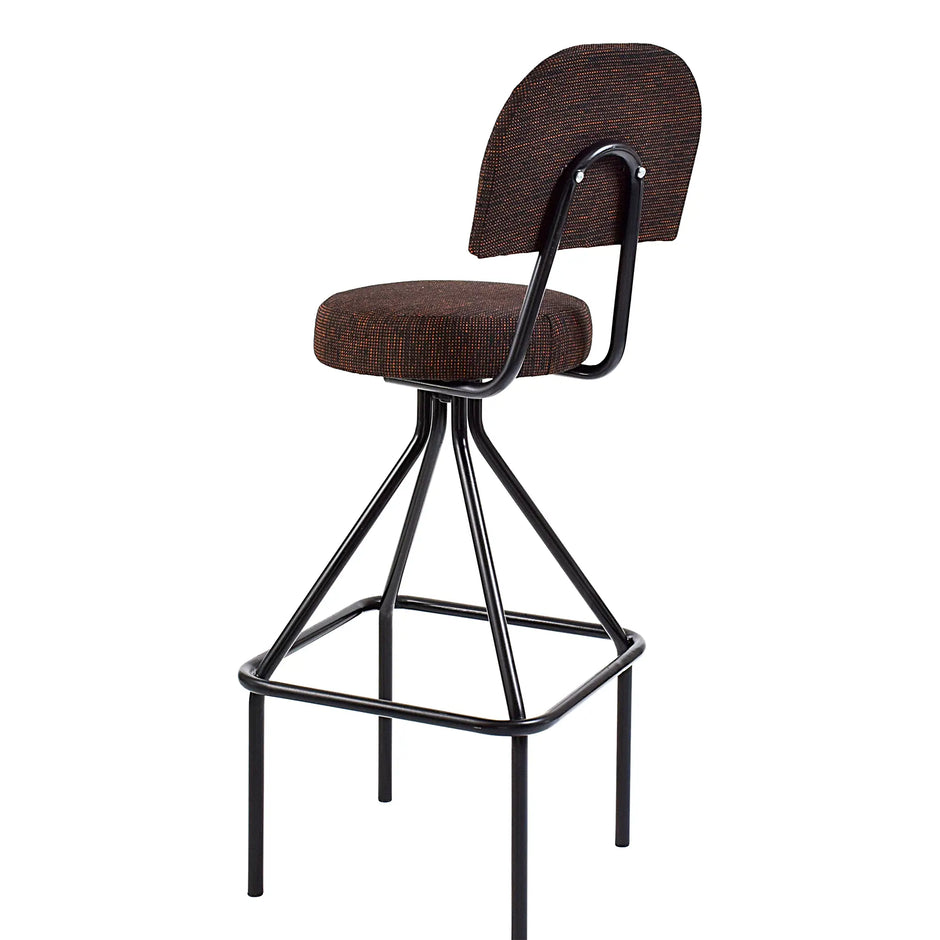 Swivel Barstool with Backrest