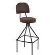 Swivel Barstool with Backrest