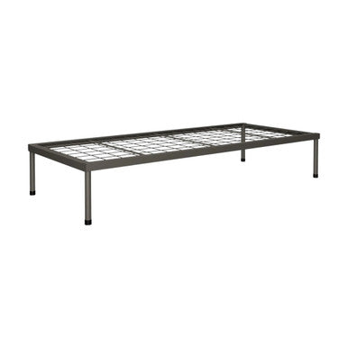 Divan Single Steel Bed 1900L x 760D x 325mm High (Welded Mesh 50 x 50mm with No Head and Foot Rest) - Additional View 3