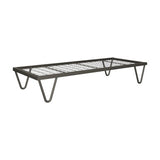 Divan Single Steel Bed 1900L x 760D x 325mm High (Welded Mesh 100 x 100 mm with No Head and Foot Rest) with v-Leg