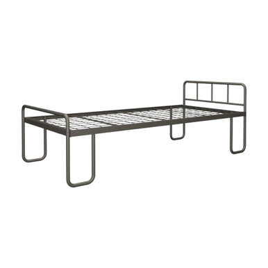 Induna Single Steel Bed 1900L x 915D x 405mm High (Welded Mesh 100 x 100mm with Head and Foot Rest) - Additional View 3