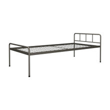 Induna Single Steel Bed 1900L x 760D x 405mm High (Welded Mesh 100 x 100mm with Head and Foot Rest) - Additional View 2