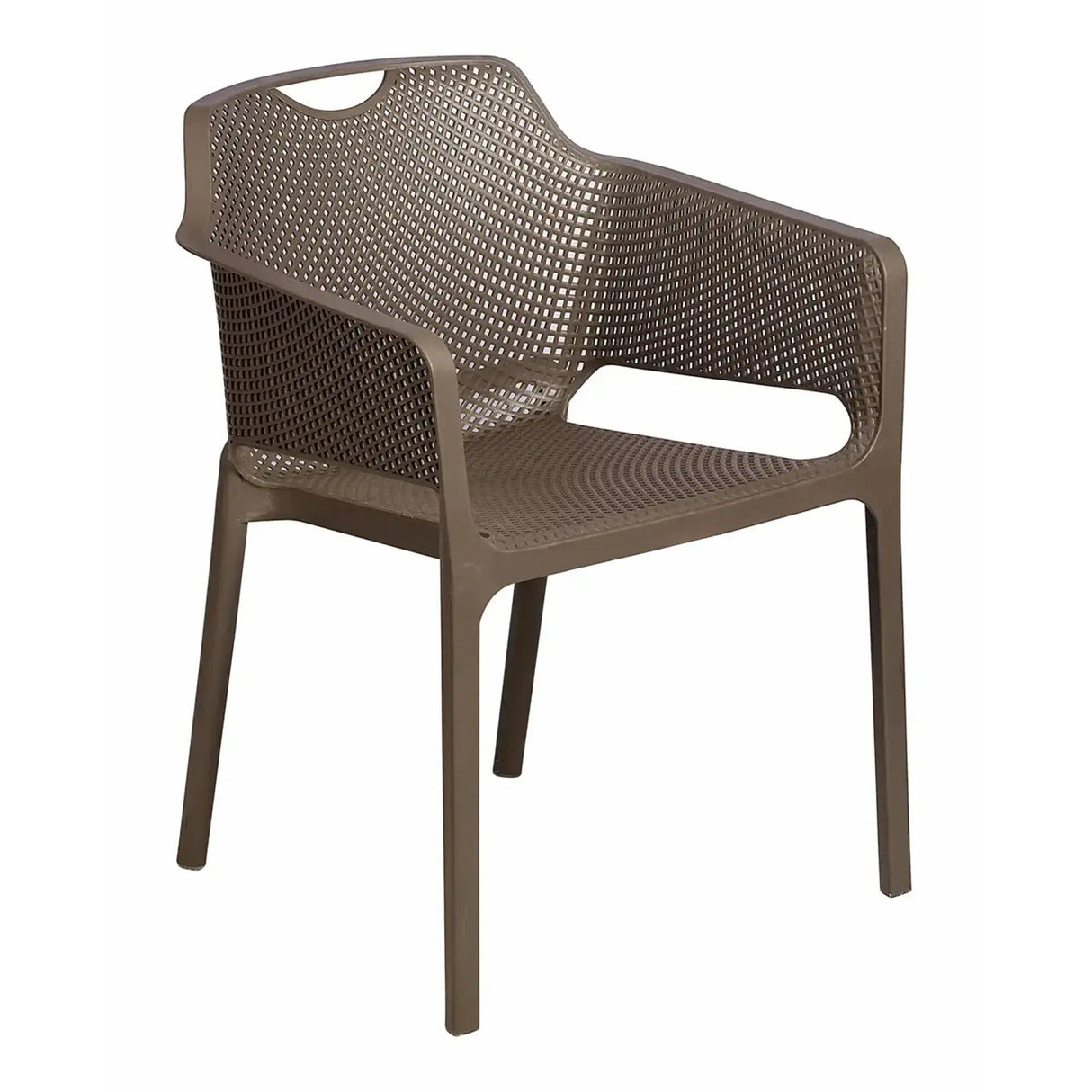 Luxe Cappuccino Indoor & Outdoor Dining Chair