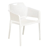 Luxe White Indoor & Outdoor Dining Chair