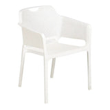 Luxe White Indoor & Outdoor Dining Chair