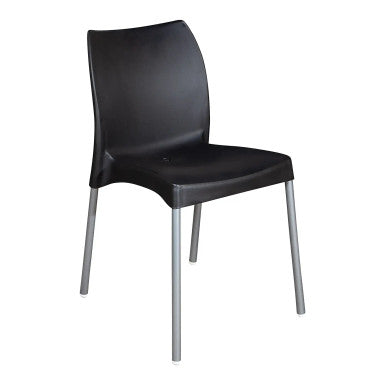 Easyseat Black Armless Indoor & Outdoor Dining Chair