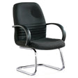 DB053B Black Mesh Fabric Visitor Office Chair