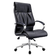 DB083 Black Polyurethane Leather with Chrome Base Executive High-Back Office Chair