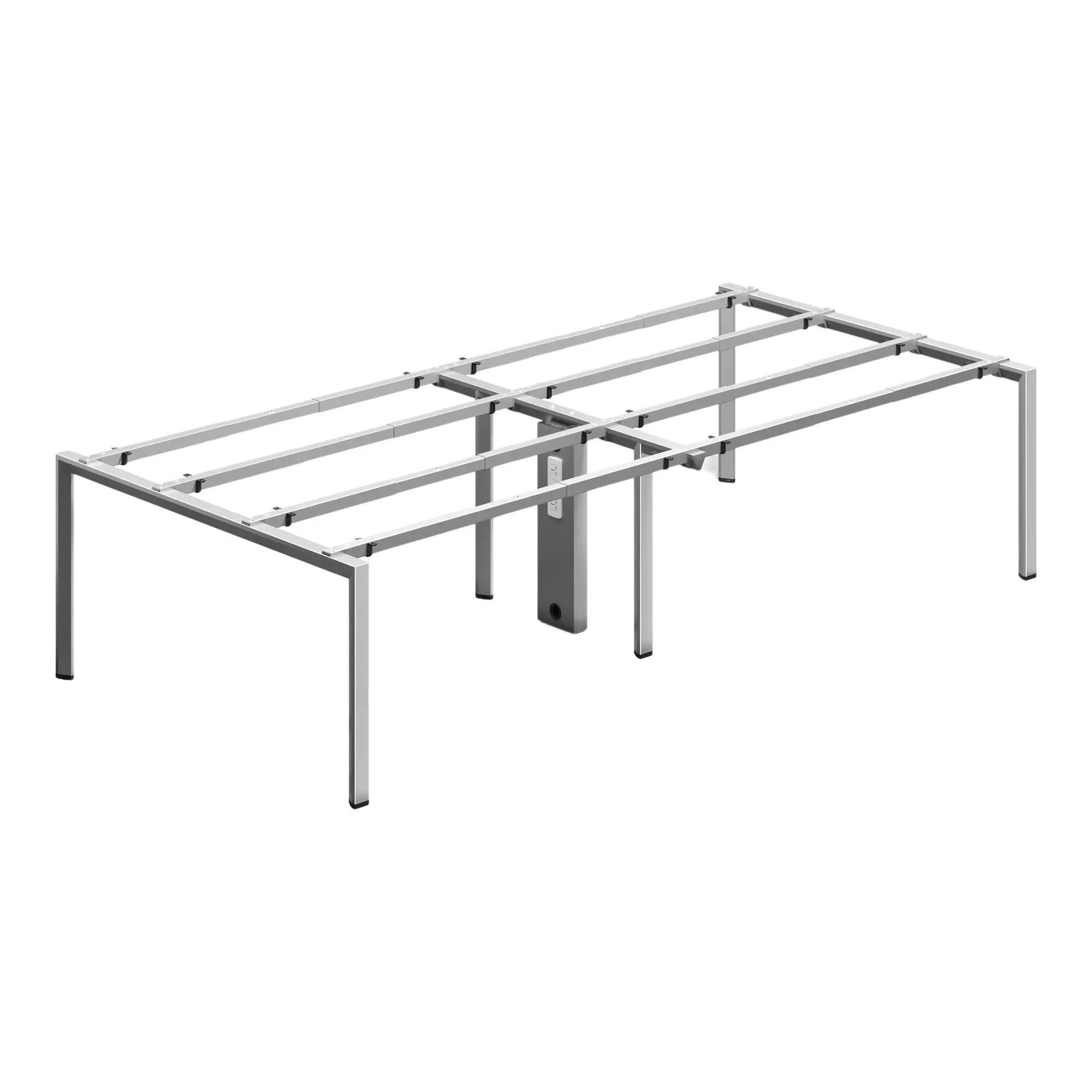 Four-way Cluster Desk Frame [Office Stock]