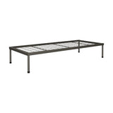 Divan Single Steel Bed 1900L x 760D x 325mm High (Welded Mesh 100 x 100mm with No Head and Foot Rest) - Additional...