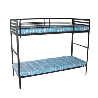 Double Bunk Bed with Mattress | Steel Furniture | Office Stock