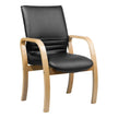 Holly Wooden four Legged Visitor Office Chair