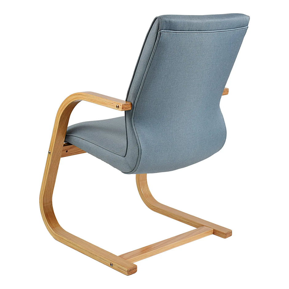 Holly Wooden Sleigh Base Visitor Office Chair