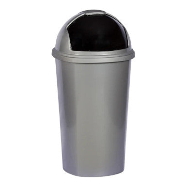 50L Silver Easylift Dustbin