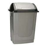 50L Silver Easy Flip Dustbin