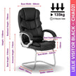 Lielie Visitors Chair Visitor Office Chair [Office Stock]