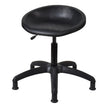 Scoop Solid P.U Office Chair - Black Scoop Chairs [Office Stock]