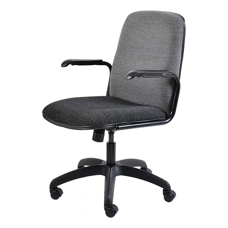 Dark Slate Gray Paula Medium-back Swivel Only Office Chair