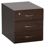 Fitted Pedestal 3 Draw in Wenge Melawood