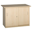 Sorted Credenza Sliding Door in Maple Melawood
