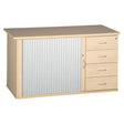 Sorted Pedenza Roller Door, 4 Drawer in Maple Melawood