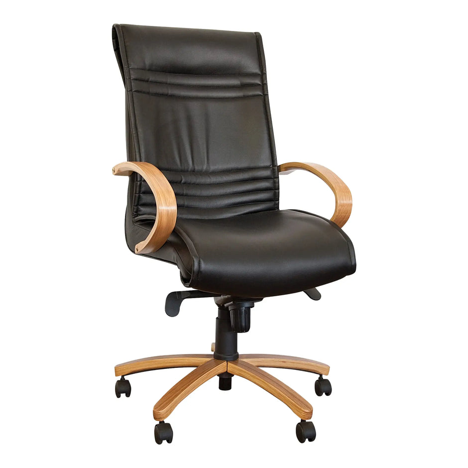 Pimento Wooden High-back Office Chair