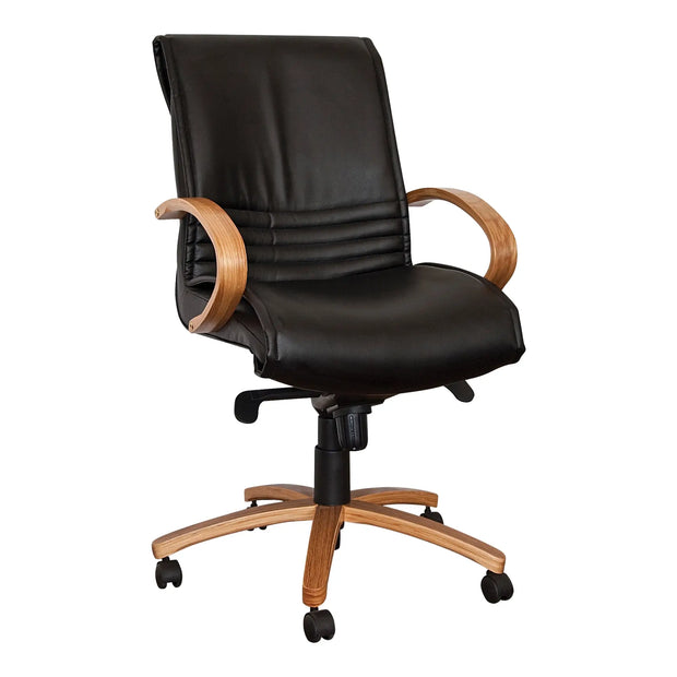 Pimento Wooden Medium-back Office Chair