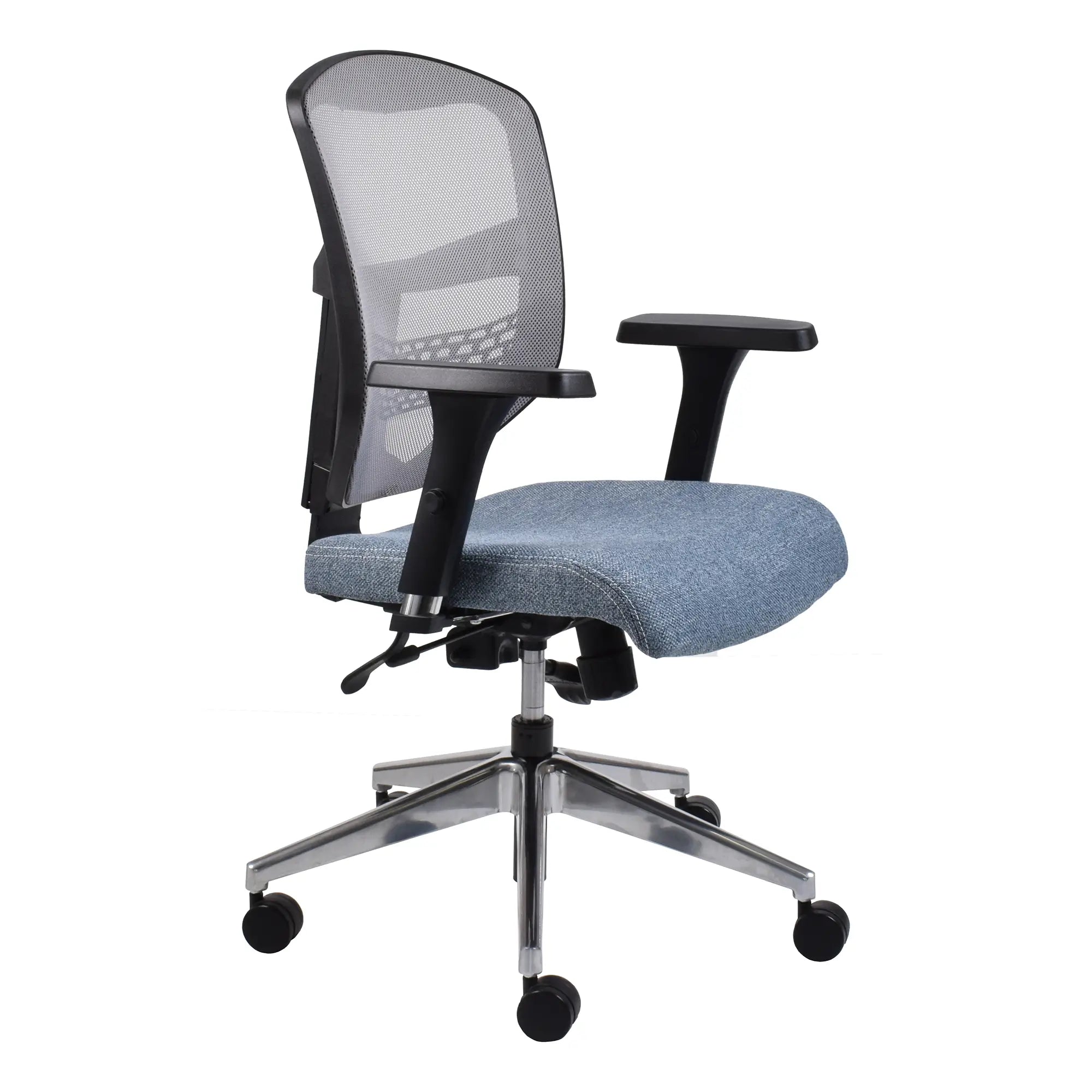 Que Netted Medium-back Office Chair