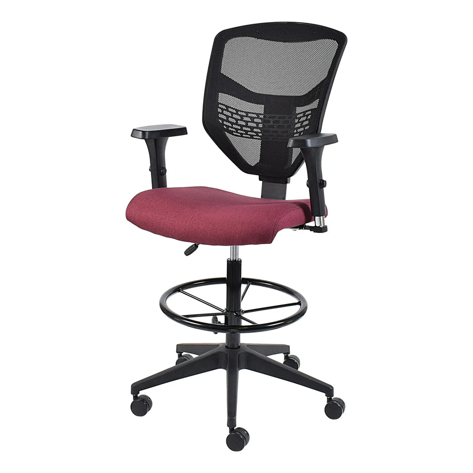 Que Netted Draughtsman Office Chair