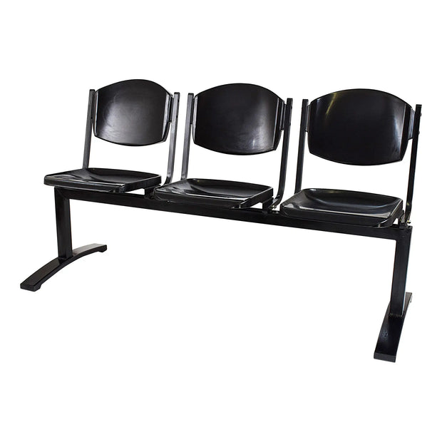 Three - Seater Free Standing Polyurethane Auditorium Seating Unit