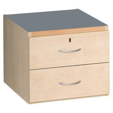 Sorted Fitted Pedestal 2 Draw in Maple Melawood