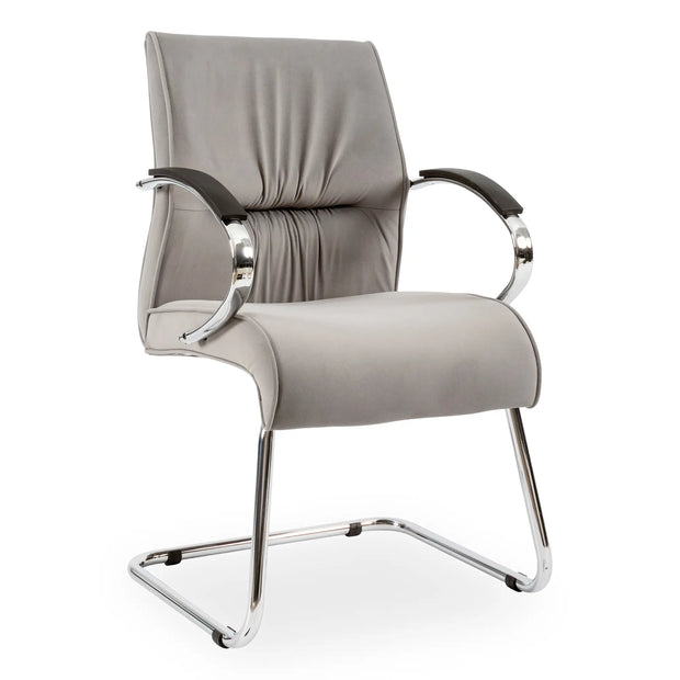 Salvador Chrome Visitor Side Office Chair