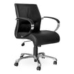 Dark Slate Gray Salvador Chrome Medium-back Office Chair