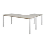 Prowork Office Desk with Extension in Melawood 1000W X 732H mm with 22 mm Top (in Front Desk)